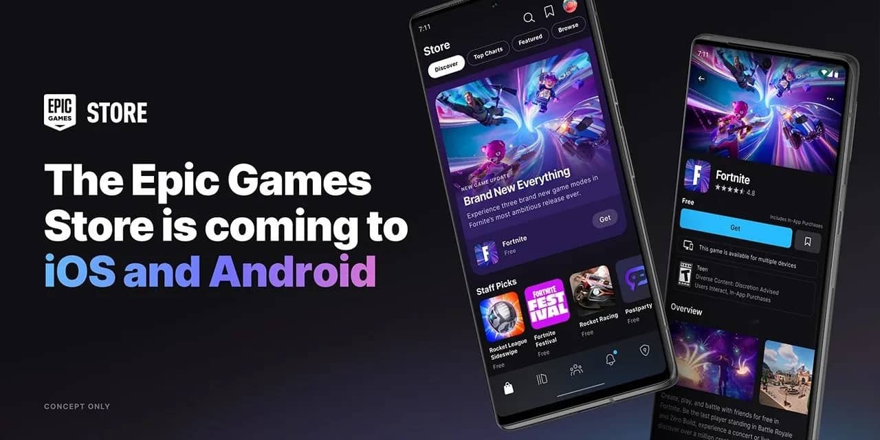 Epic Games aura sa boutique sur Android